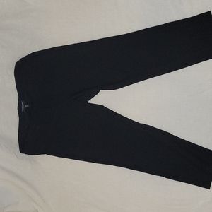 Eileen Fisher PS Petites Crepe Stretch Pull On Pants Black